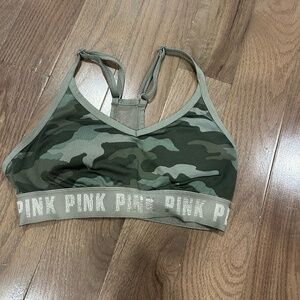 Camo VS Pink Sports Bra Size XS